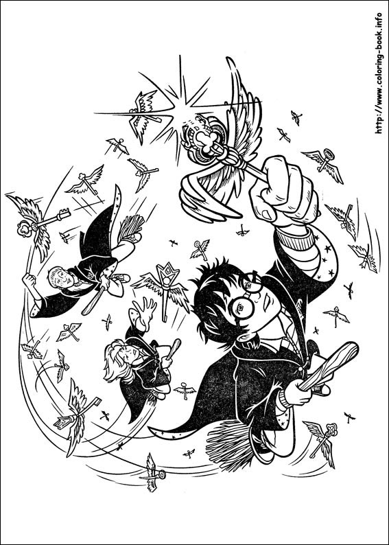 Harry Potter coloring picture
